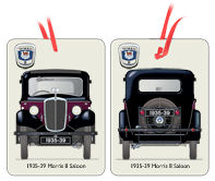 Morris 8 saloon 1935-39 Air Freshener